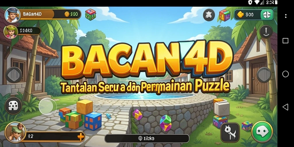Tampilan gameplay menarik dari BACAN4D yang penuh teka-teki.