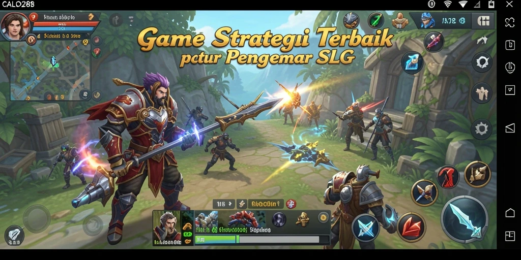 Tampilan utama gameplay SLG yang seru dan strategis di CALO288.