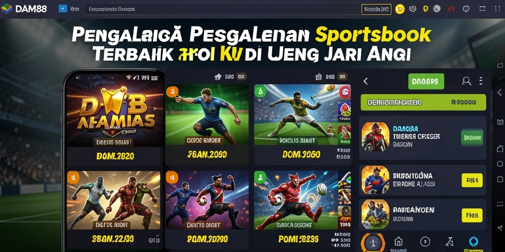 Tangkapan layar gameplay Sportsbook yang menarik dan interaktif.