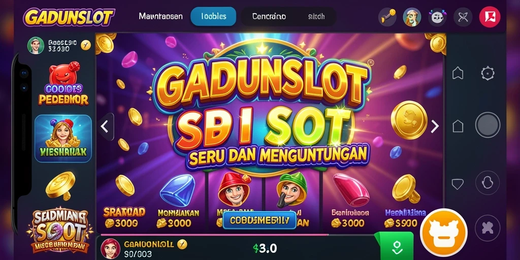 Tampilan gameplay Slot yang menarik dan menghibur di GADUNSLOT.