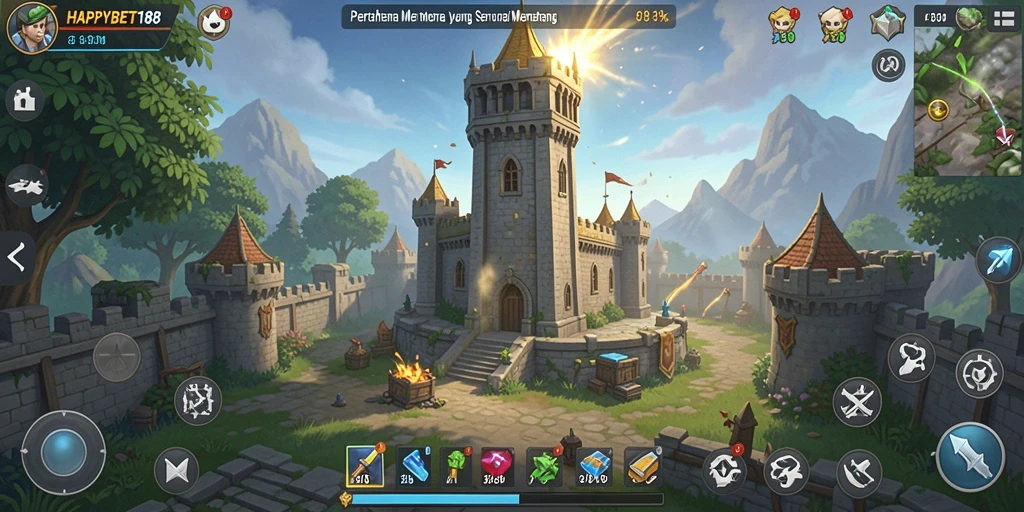 Gameplay menyenangkan dari Tower Defense dengan berbagai menara.