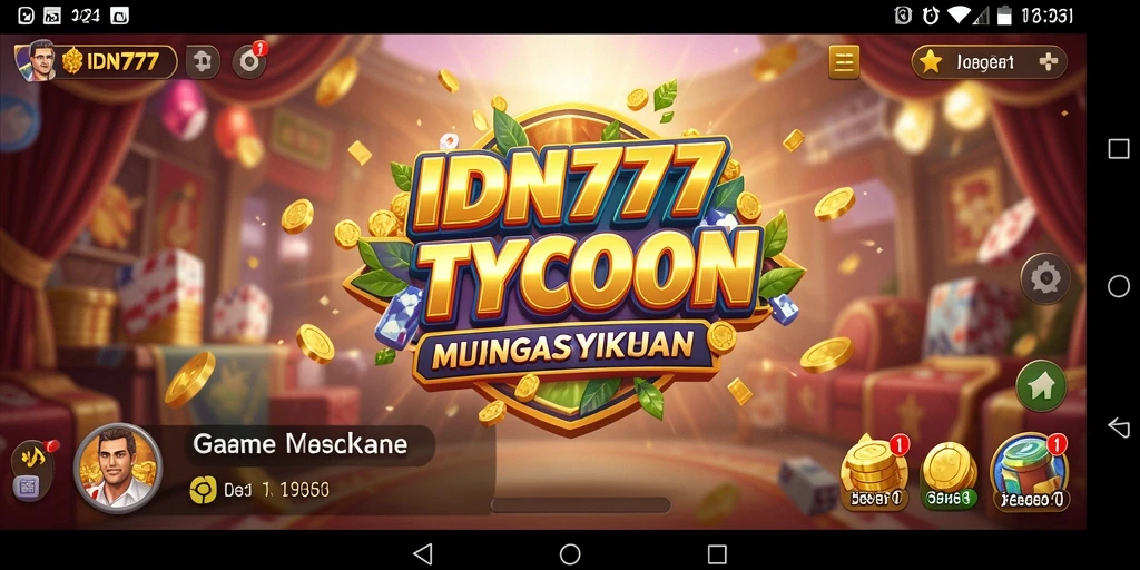 Tampilan gameplay IDN777 yang menawan dalam dunia Tycoon.
