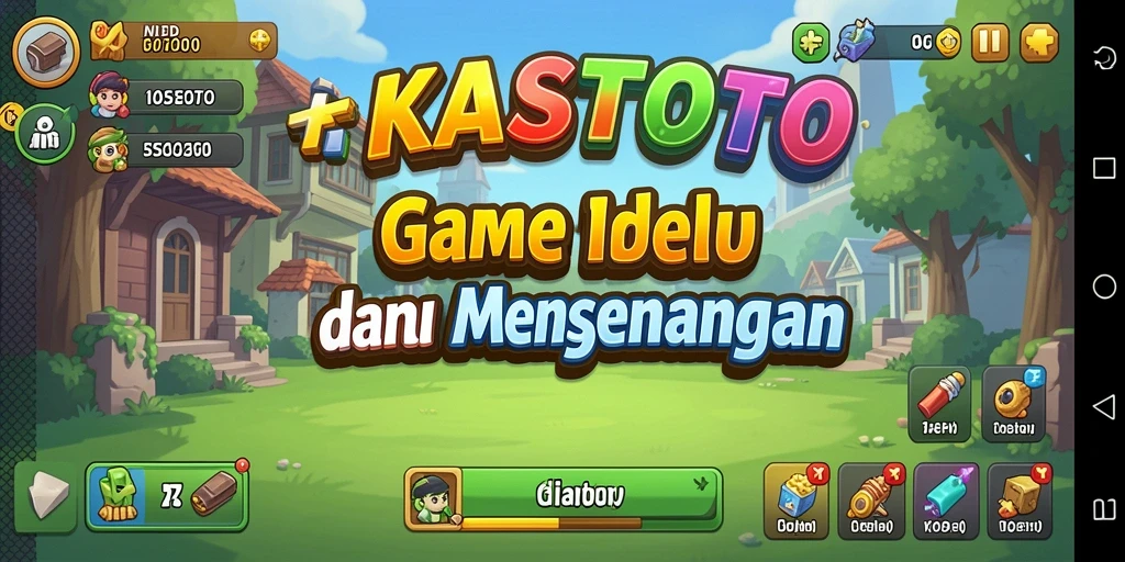 Tampilan menarik dari gameplay KASTOTO yang menampilkan elemen Idle.