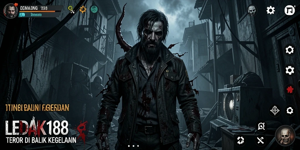 Tampilan gameplay <strong>LEDAK188</strong> yang mencekam dan penuh ketegangan.