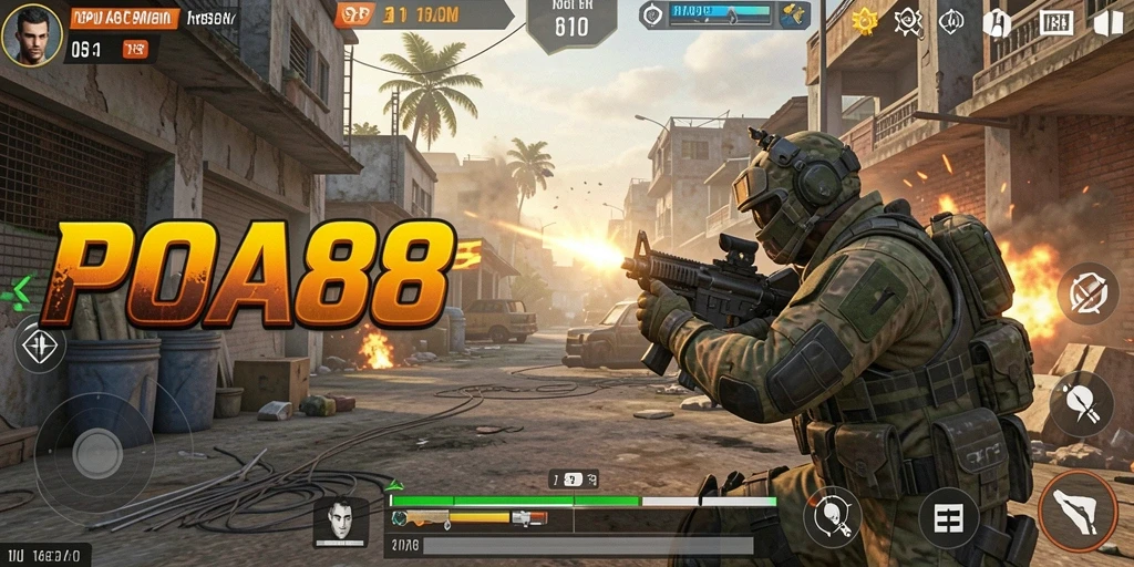 Tampilan gameplay seru dan mendebarkan di POA88.