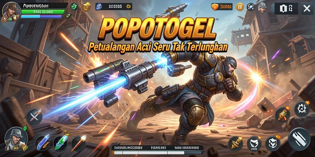 Tampilan gameplay seru dalam POPOTOGEL yang penuh aksi.