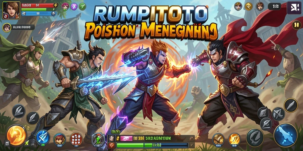 Tampilan aksi pertarungan penuh gaya di RUMPITOTO.