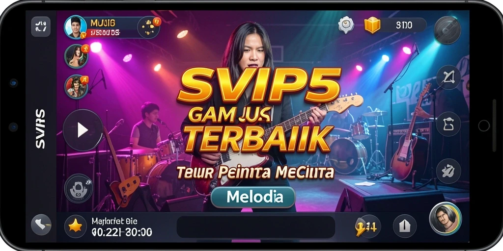 Tampilan gameplay SVIP5 yang menenangkan dan penuh warna.